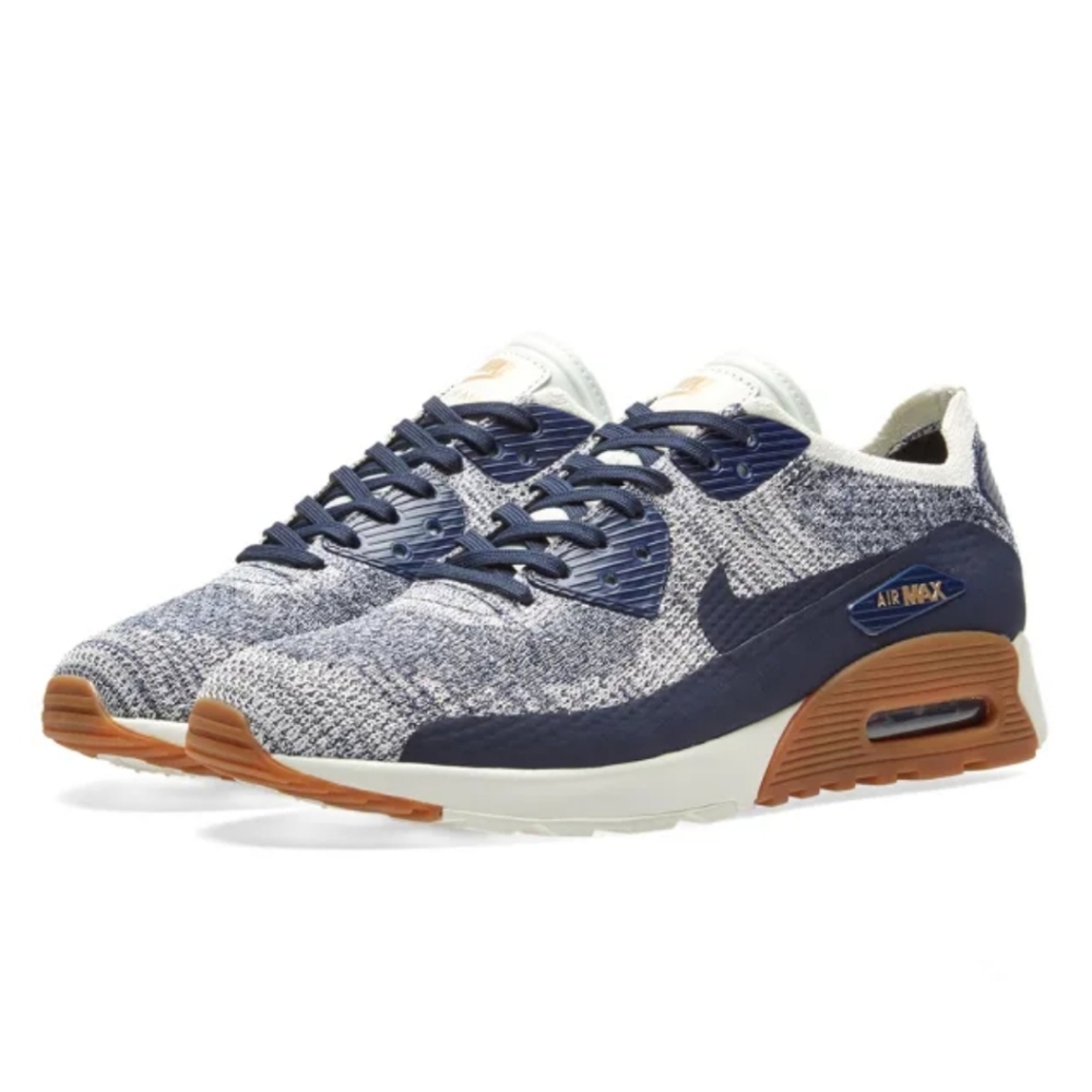 NIKE AIR MAX 90 ULTRA 2.0 FLYKNIT WCOLLEGE NAVY, G